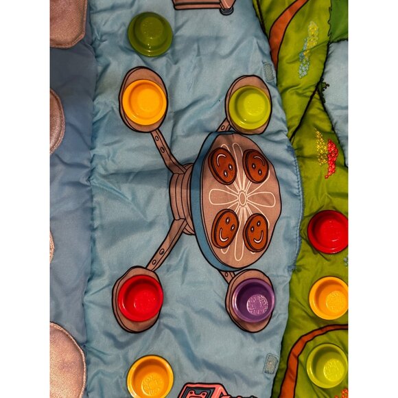 Teletubbies Vtg Mega Bloks INDOOR Play Mat and blocks 24” RARE 1999 Noo-no READ - Picture 4 of 16